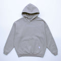 Gray hoodie with Balanced embroidered graphic