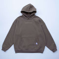 Taupe hoodie with Balanced embroidered graphic